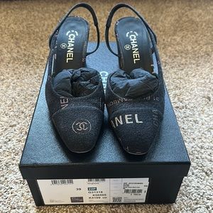Chanel Slingbacks Sz 39, 22p